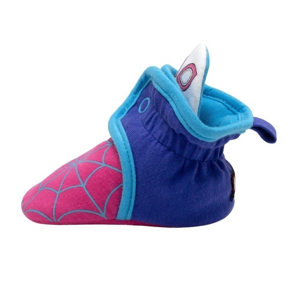 Robeez snap bootie, Marvel ghost spider, spider web, 6-12, 12-18, NIB - Picture 2 of 6